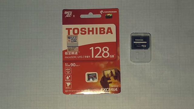 TOSHIBA EXCERIA 128GB MicroSDXC UHS-1 90M/s Memory Card смотреть онлайн