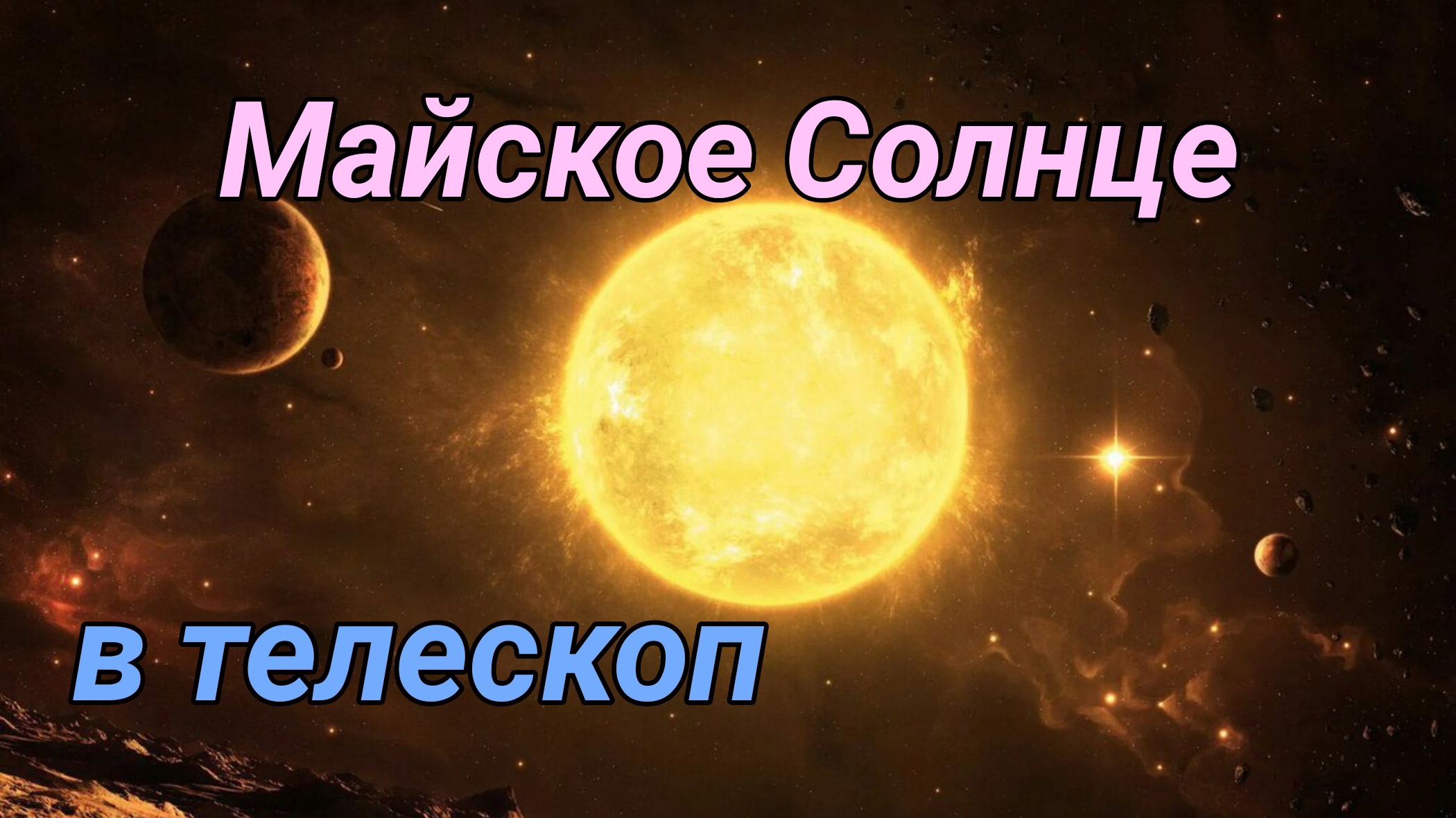 #17 Майское Солнце. Смотрим в телескоп. смотреть онлайн