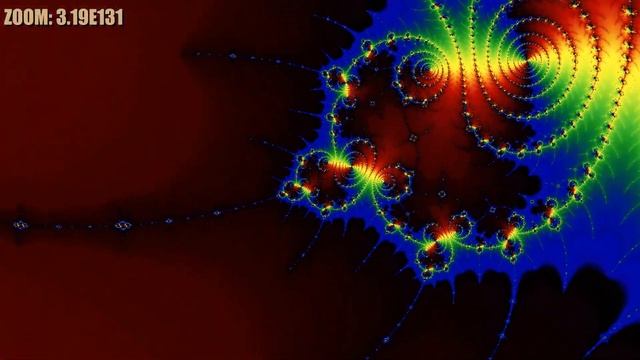 Mandelbrot set Fractal Zoom to E261 (Original Music & Video) (Kalle's Fraktaler 2 Video) смотреть онлайн