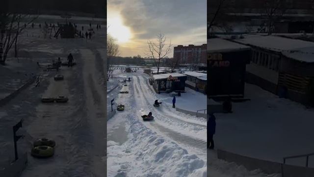 ТЮБИНГ-ГОРКА ДЛЯ ВЗРОСЛЫХ И ДЕТЕЙ В ХАБАРОВСКЕ!