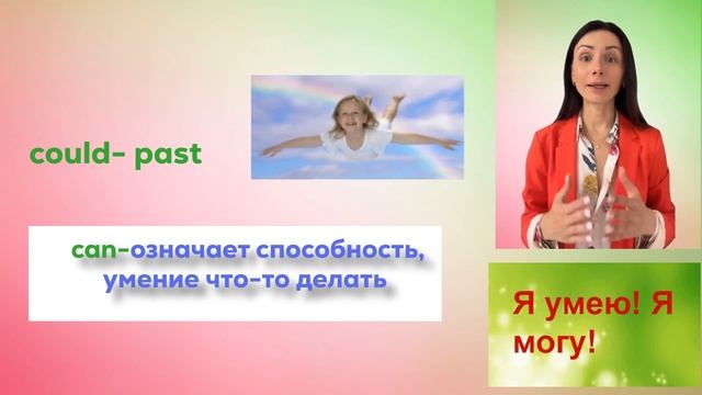 Как запомнить разницу между Can/ Could/To be able to? Модальные глаголы. Начало! смотреть онлайн