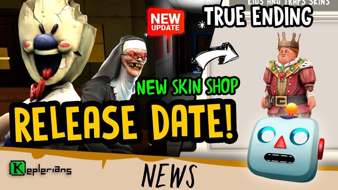 ICE SCREAM 8 TRUE ENDING RELEASE DATE  New SKINS In IS8  New GAME DEVLOG WIP  Keplerians News