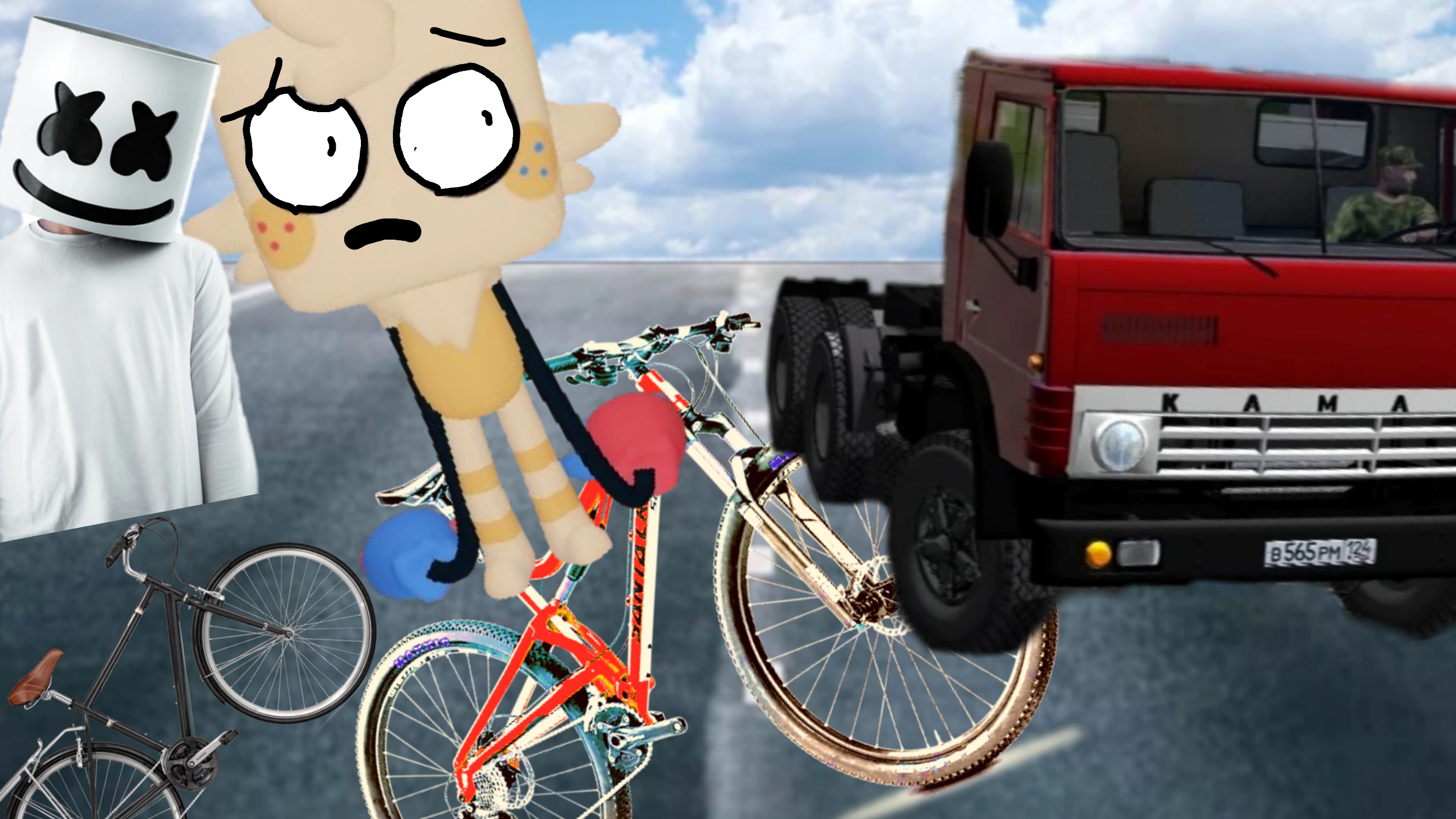 как я чуть не попал под грузовик