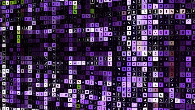 абстрактное цифровое искусство с двоичным кодом_preview смотреть онлайн