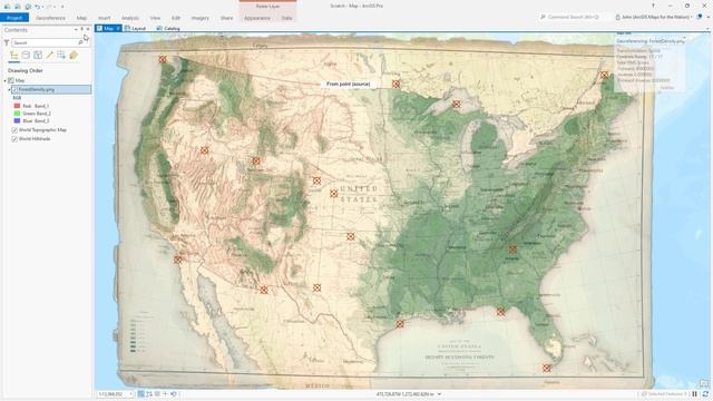 Make a Vintage Forestry Map 3D using Modern Forestry Data смотреть онлайн