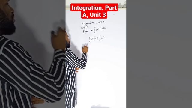 integration. Part A. Unit 3. integrate (x²+1)dx. @vindalsacademy смотреть онлайн