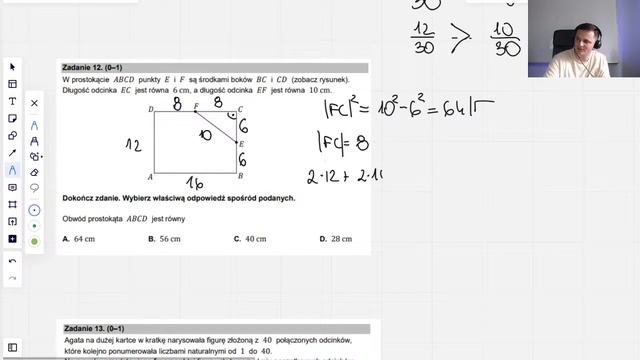 Egzamin Ósmoklasisty z Matematyki 2023 - Rozwiązanie смотреть онлайн