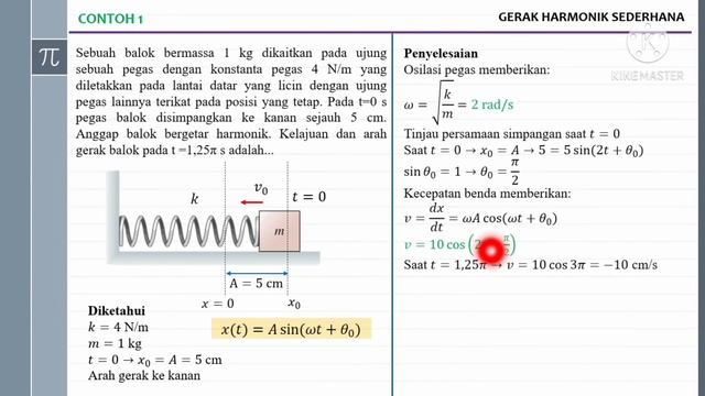 Gerak Harmonik Sederhana Fisika Kelas 10 - Part 2 : Osilasi Harmonik Sederhana Sistem Pegas Massa смотреть онлайн