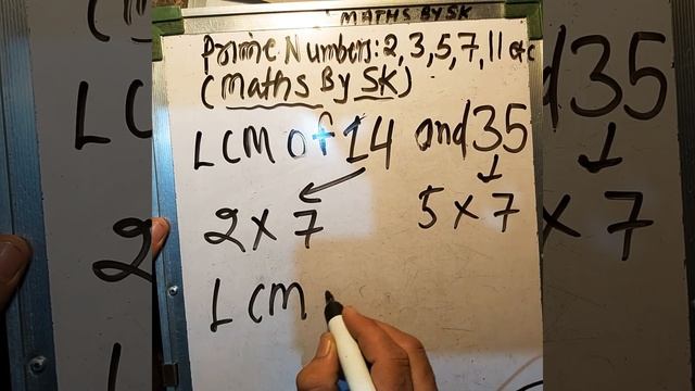 LCM of 14 and 35 In Hindi | Mathematics By SK | Maths смотреть онлайн
