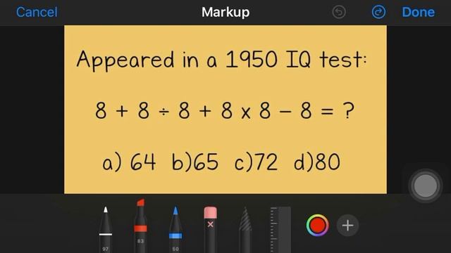 Solve the equation 8+8/8+8x8-8 | Puzzle answer смотреть онлайн