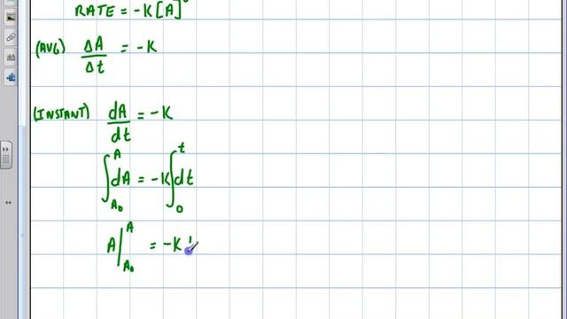 Chemistry: Deriving Reaction Rate Functions and Graphs (part 1) смотреть онлайн
