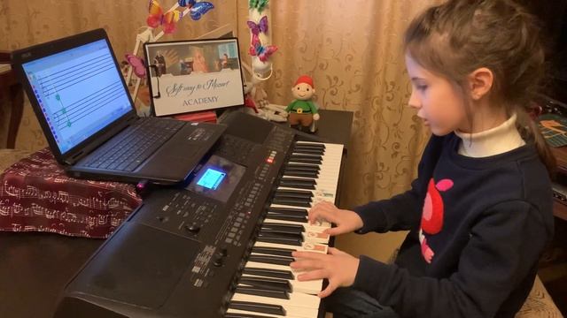 Liza. 12-й гармонический оборот в До мажоре. Игра по слуху двумя руками. смотреть онлайн