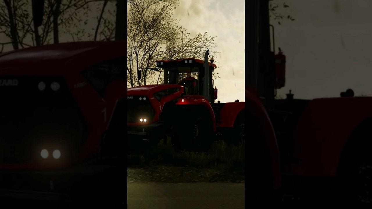 Кировец К-7 едет на поле. смотреть онлайн