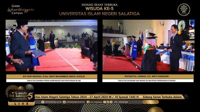 [🔴 LIVE ] WISUDA KE 5 UIN SALATIGA || 27 APRIL 2024 смотреть онлайн