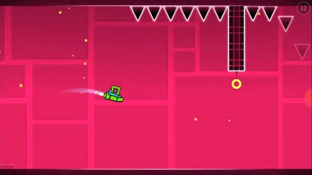 Прохождение geometry dash первый уровень смотреть онлайн
