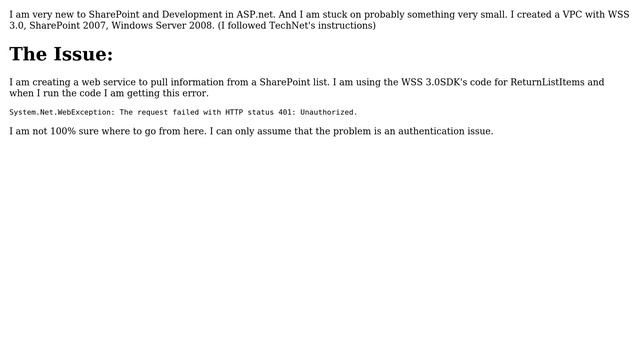 Sharepoint: Error: System.Net.WebException: The request failed with HTTP status 401: Unauthorized смотреть онлайн
