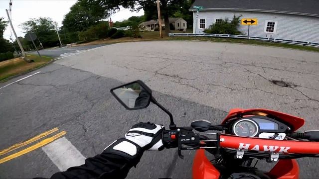 Hawk 250 Gas Mileage Test | MotoVlog