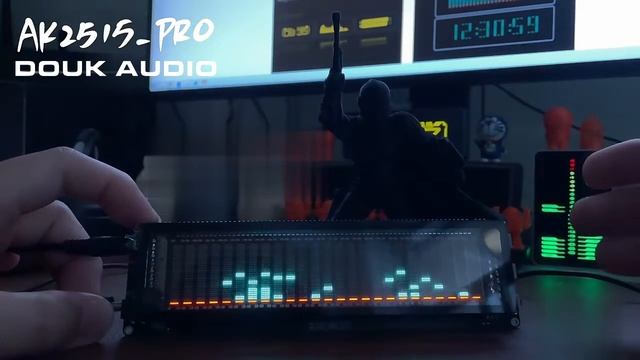Douk Audio AK2515 PRO Audio Spectrum Analyzer VFD Sound Level Meter