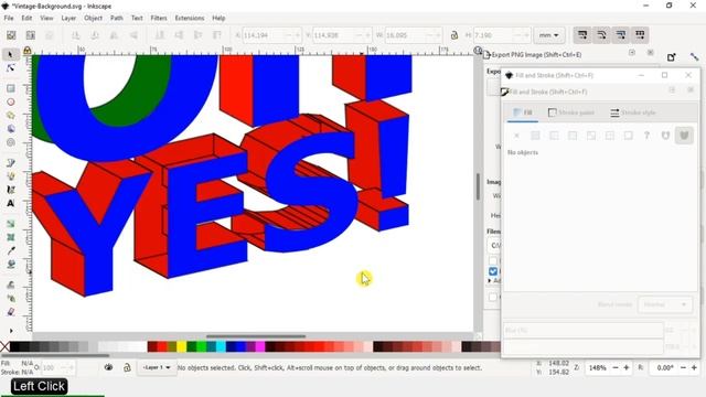 How to Create 3D Vintage Style Background in Inkscape смотреть онлайн