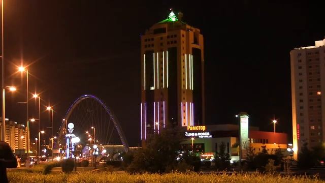 Архитектурная подсветка, Астана Тауэр смотреть онлайн