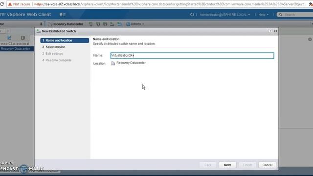 Create VMware DvSwitch (Distributed Virtual Switch) смотреть онлайн