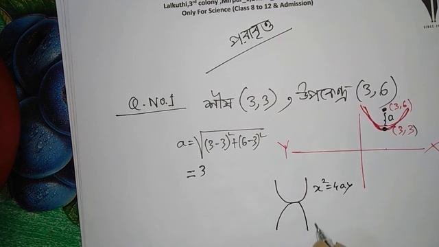 parabola question type 1 finding equation(Bangla lecture) смотреть онлайн
