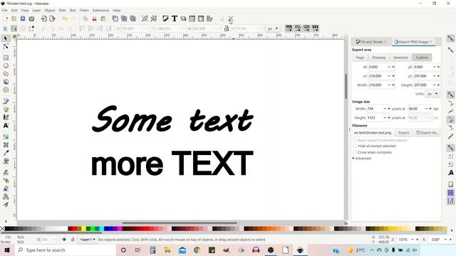 Thicken Text Inkscape | Thicken Fonts