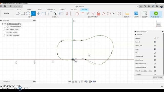 How to spline in Fusion 360 смотреть онлайн