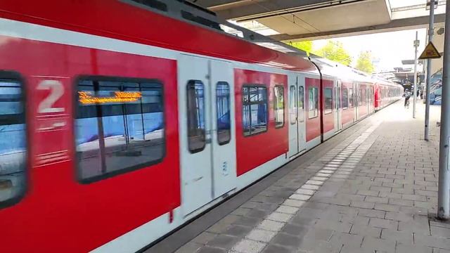 Departure of 430 025 EMU in Leinfelden-Echterdingen (D) смотреть онлайн