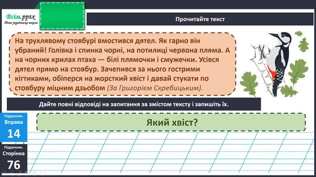 "Навчаюсь вживати прикметники в мовленні.Складання речень за запитаннями " смотреть онлайн