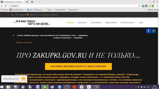 Обзор знакомство. Поговорим о госзакупках? смотреть онлайн