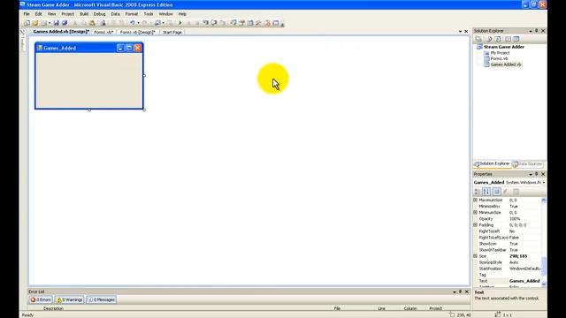 Make A Fake Steam Game Adder In Visual Basic 2008 And 2010 смотреть онлайн