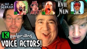 REAL VOICE ACTORS | ICE SCREAM  EVIL NUN  MR MEAT  | Keplerians 500k SPECIAL EXTRACT ❗