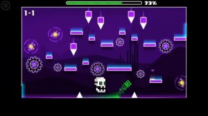 Как пройти Geometry Dash саб-зиро 1 уровень на Три монетки
