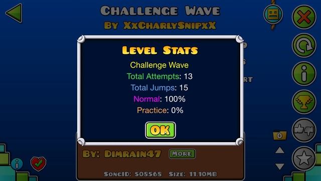 Geometry Dash-Wave"s challenge №1 смотреть онлайн