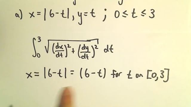Arc Length of a Parametric Curve, Another Example #1 смотреть онлайн