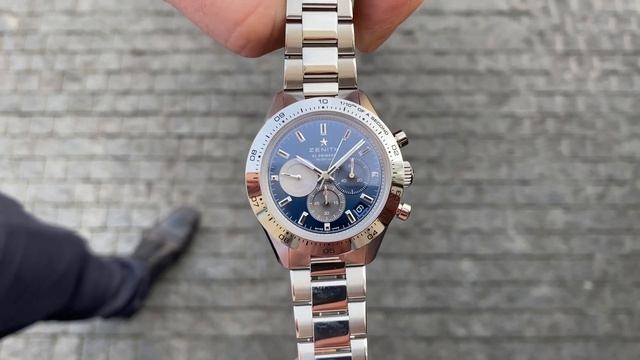 Zenith Chronomaster Sport 41 mm blue смотреть онлайн