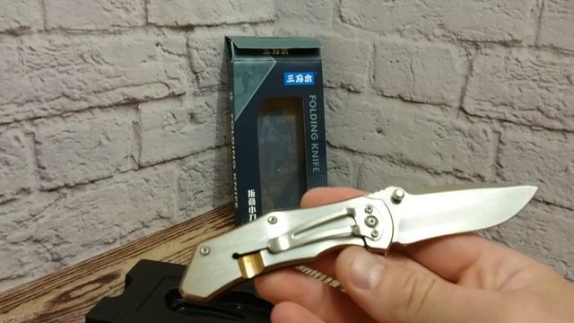 Складной нож! Sanrenmu 7074! LUC-SCY! 12c27 Steel! смотреть онлайн