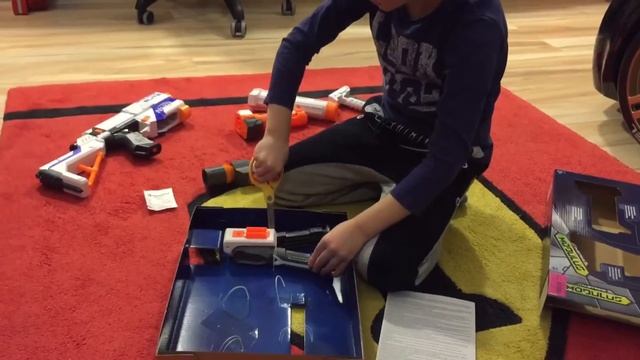 Нерф Модулус Меткий стрелок B1537 Распаковка и тест нерф Риталиэйтор Nerf Hasbro N Strike Modu смотреть онлайн