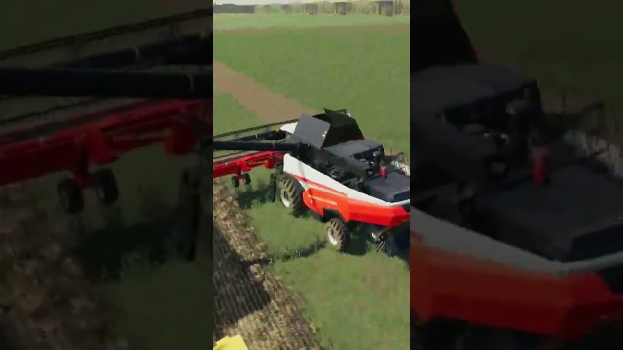 Kirovec k-700 ростсельмаш, выгрузка зерна. fs22 смотреть онлайн