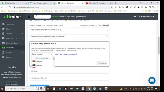 How To Get Payment From Affmine! Wise Or Local Bank!! Live Setup Video! смотреть онлайн