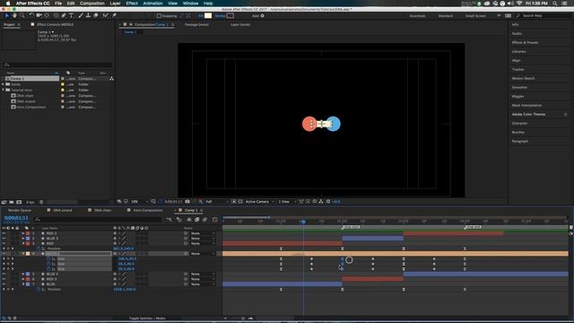 Make DNA strand from shape layers - Adobe After Effects tutorial смотреть онлайн