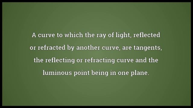 Caustic curve Meaning смотреть онлайн