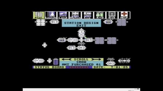 Project Space Station (1985) [Commodore 64] смотреть онлайн