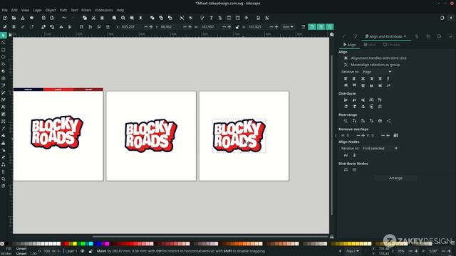 Inkscape Tutorial : Create 3D Text Effect with Interpolate смотреть онлайн