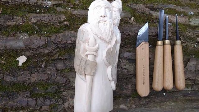 Хозяин тайги. Фигурка из дерева своими руками. Figurine Carved From Wood. Handicraft