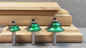 Фигурные фрезы для ручного фрезера. Фасонная кромочная калевочная фреза Алмаз 2004