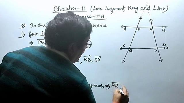 Exercise 11A Que. 3 & 4। Class 6 Maths। Line Segment, Ray and Line। RS Aggarwal смотреть онлайн