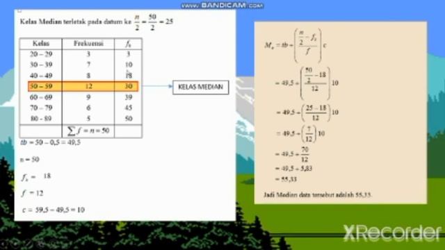 Modus dan Median Data Kelompok смотреть онлайн