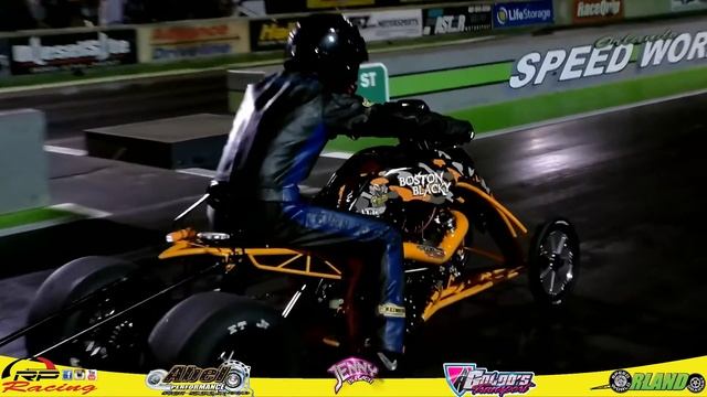 Boston Blacky 5.022 @ 129.54 mph New World Record 4Stroke Turbo смотреть онлайн